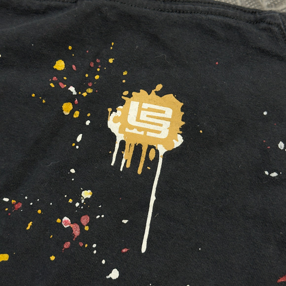 Nike Los Angeles Lakers Lebron James T-Shirt Mens Large Black Beast in The Paint - Picture 6 of 8